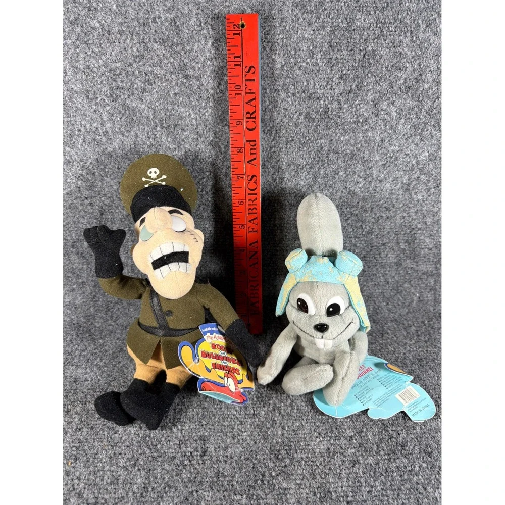 Vintage Rocky and Bullwinkle Plush Fearless Leader Rocky Squirrel NWT 2000 CVS